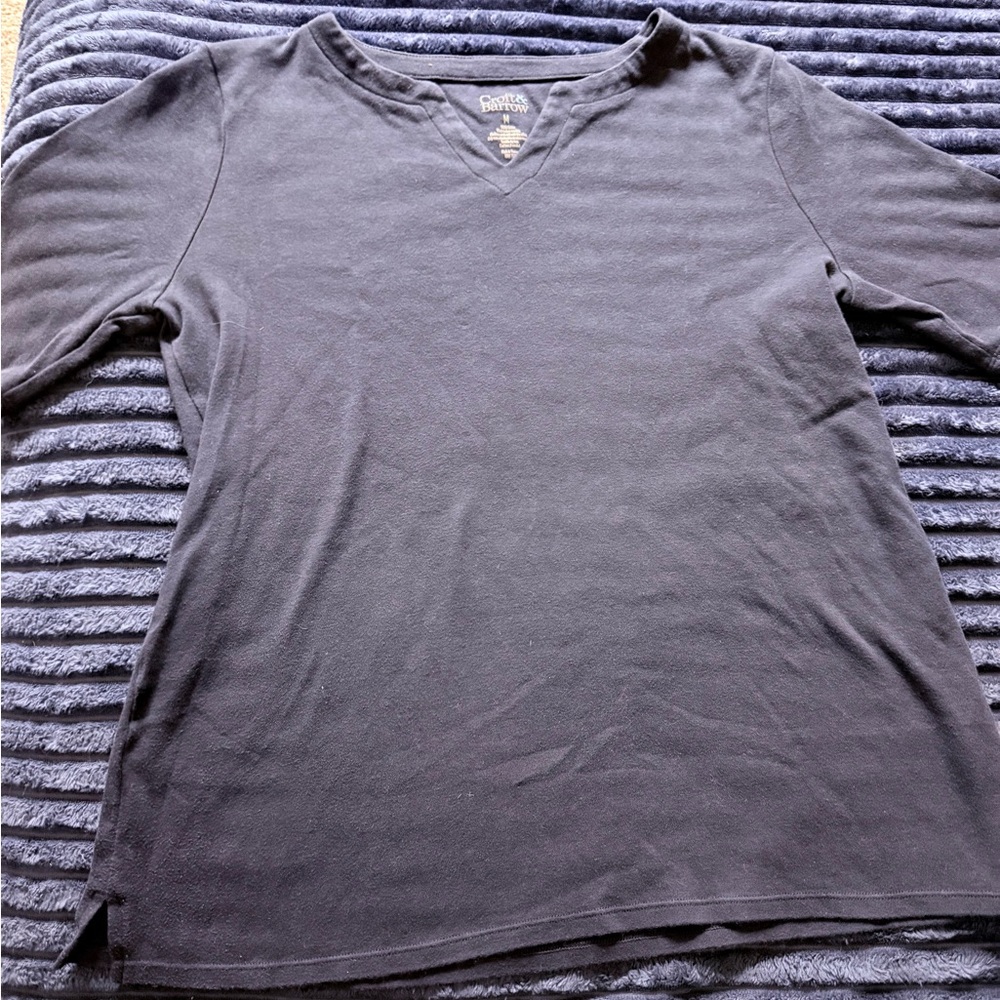 Croft & Barrow Blue Short Sleeve Top